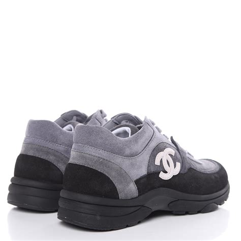 discount chanel sneakers|chanel sneakers grey suede.